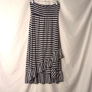 Striped Maxi Skirt/Midi Dress